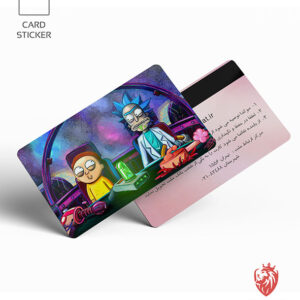 استیکر کارت ریک اند مورتی طرح 1