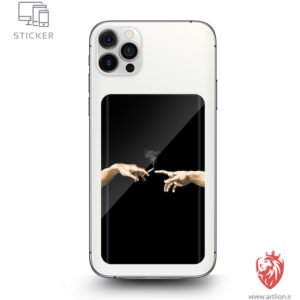 استیکر ژله ای فری سایز طرح هندگاد